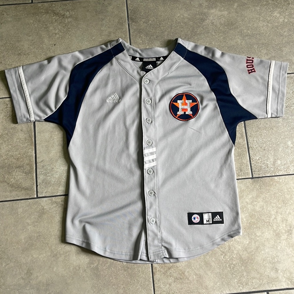 Grey & Navy Houston Astros Jersey